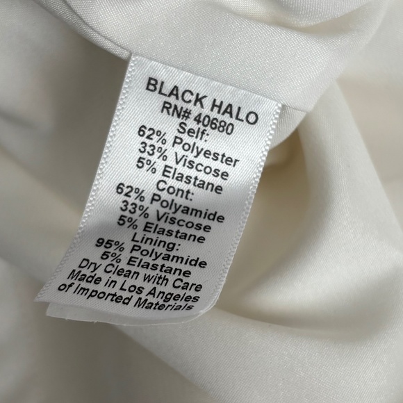 BLACK HALO Parks Colorblock Sleeveless Sheath Dress in Navy Porcelain NEW - Picture 13 of 16